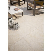 Multiquartz20 - White  Terrassenfliese  60x60cm  20mm