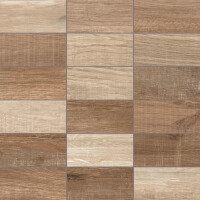 North Wind - Brown/Oak   Mosaikfliese  "Stripe Mix" 30x30cm  9mm