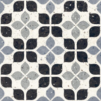 Frammenti - Azzurro   Floor and wall tile "Fiore" 20x20cm  8,5mm