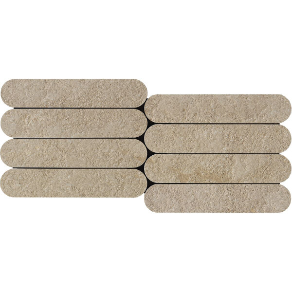 Stone Edition - Pietra Di Borgogna   Mosaikfliese   24x56cm  8,5mm