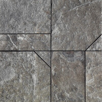 Stone Edition - Breccia Grey   Mosaic tile   30x30cm  8,5mm