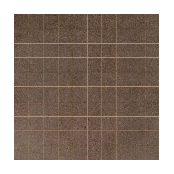 Industrial Moka  Mosaic tile "3x3" 30x30cm  9mm  NAT