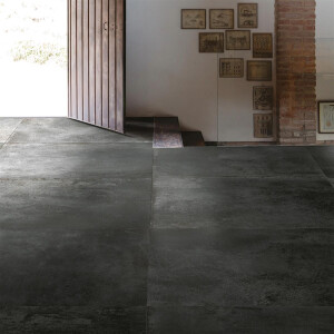 Temper - T.Coal   Floor and wall tile  NAT  100x100cm  8,5mm