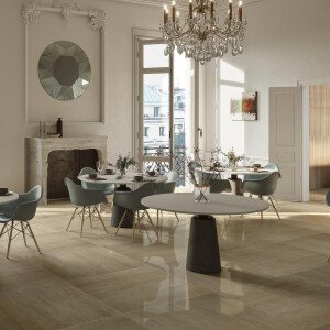 Travertini Due - Beige   Mosaikfliese  "Legno"  MATT  20x120cm  9,5mm