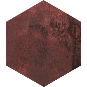 Miami - Red Clay   Pavimento e rivestimento  "Esagona" NAT 24x27,7cm  10mm