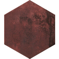 Miami - Red Clay   Pavimento e rivestimento  "Esagona" NAT 24x27,7cm  10mm