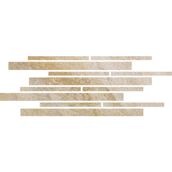 Stonequartz - Beige  Mosaikfliese LIST  30x60cm