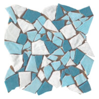 Trasparenze Marine - Mosaic tiles - Spaccatella - 10mm