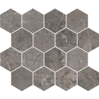 Concreta - Mosaic tiles - 9,5mm - Esagona